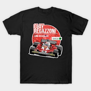 Clay Regazzoni 1976 Long Beach T-Shirt